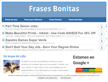 Tablet Screenshot of frasesbonitasweb.com